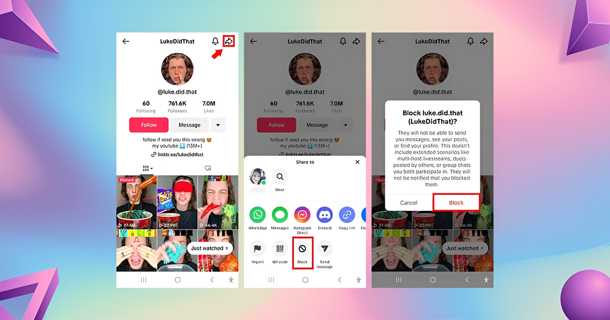 How to Block Someone on TikTok